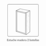 Estuche Madera 2 botellas 75cl